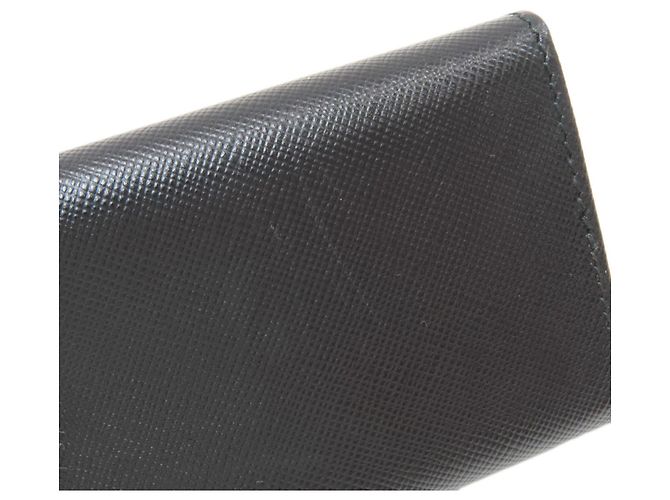 Prada Saffiano Leather Key Case Black - view 9