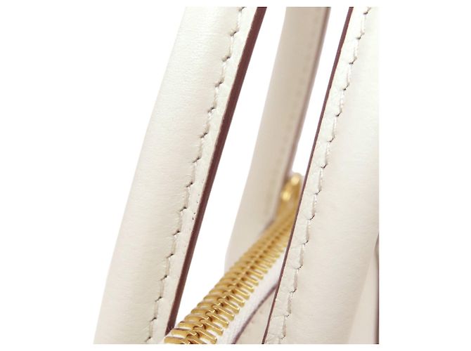 Hermès Borsa Hermes Bolide 1923 25 Verso Gold Hardware Marrone Bianco - vista 13