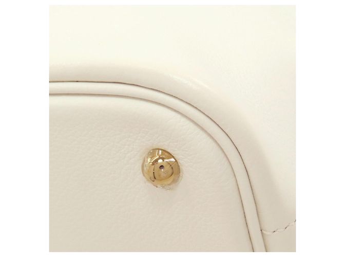 Hermès Borsa Hermes Bolide 1923 25 Verso Gold Hardware Marrone Bianco - vista 14
