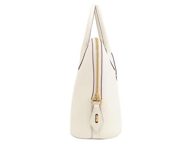 Hermès Borsa Hermes Bolide 1923 25 Verso Gold Hardware Marrone Bianco - vista 3