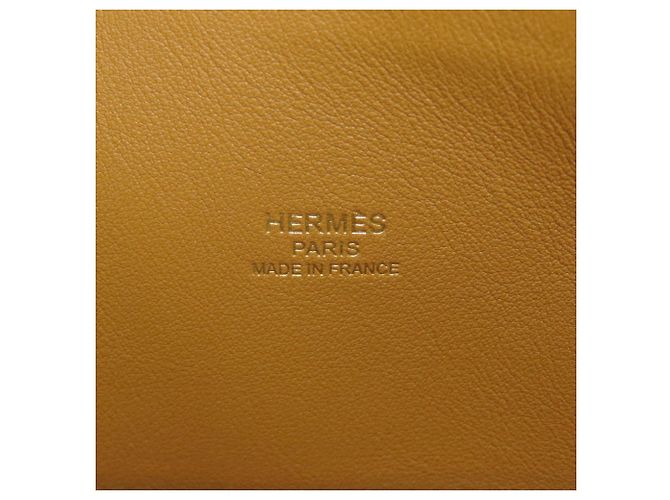 Hermès Borsa Hermes Bolide 1923 25 Verso Gold Hardware Marrone Bianco - vista 6