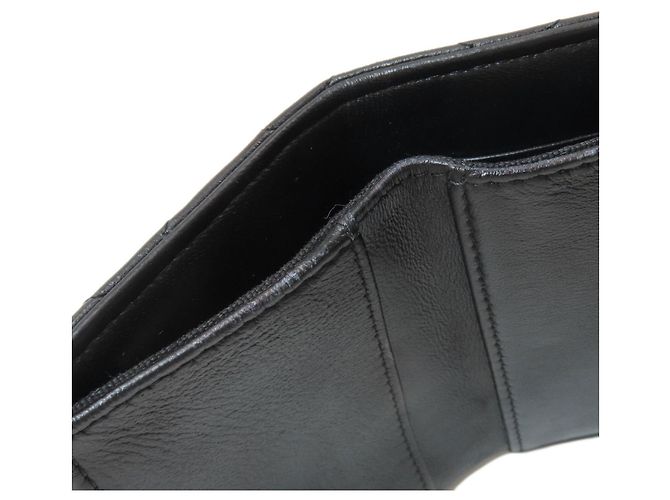 Cartera compacta Chanel Matelassé Negro - vista 10