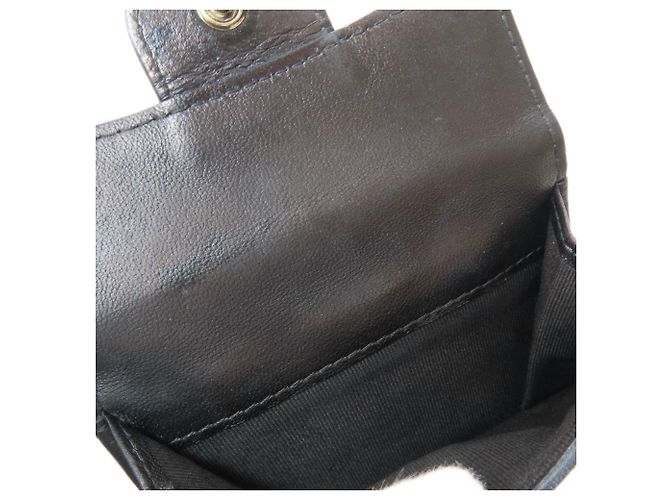 Cartera compacta Chanel Matelassé Negro - vista 12