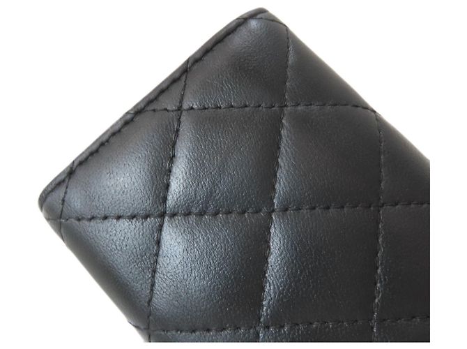 Cartera compacta Chanel Matelassé Negro - vista 14