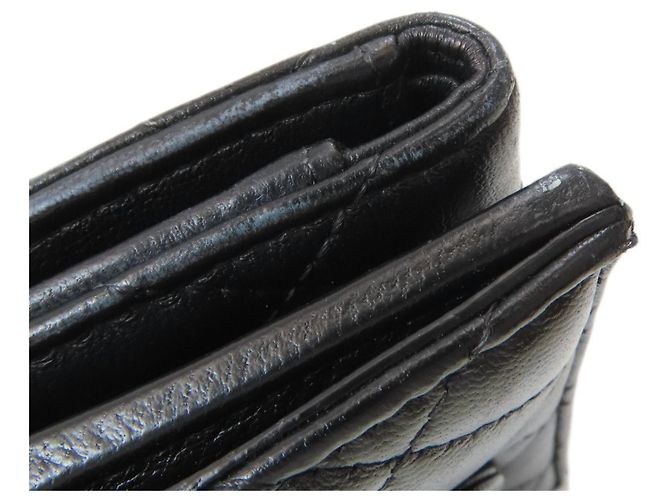 Cartera compacta Chanel Matelassé Negro - vista 16