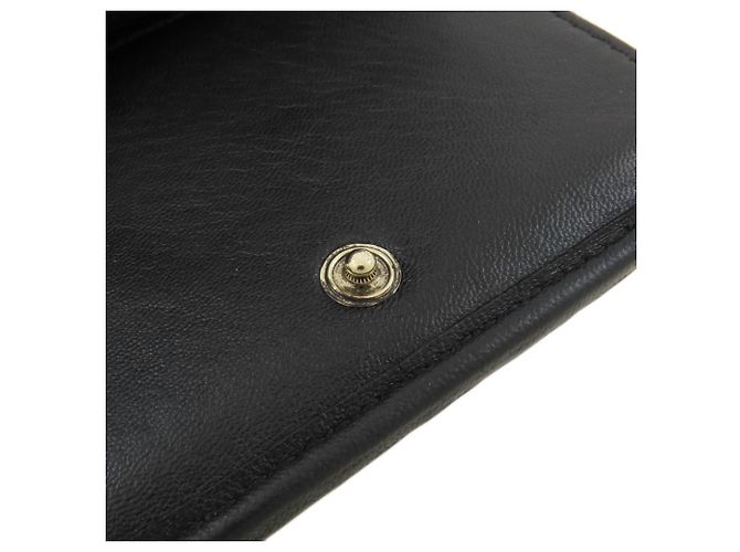 Cartera compacta Chanel Matelassé Negro - vista 17