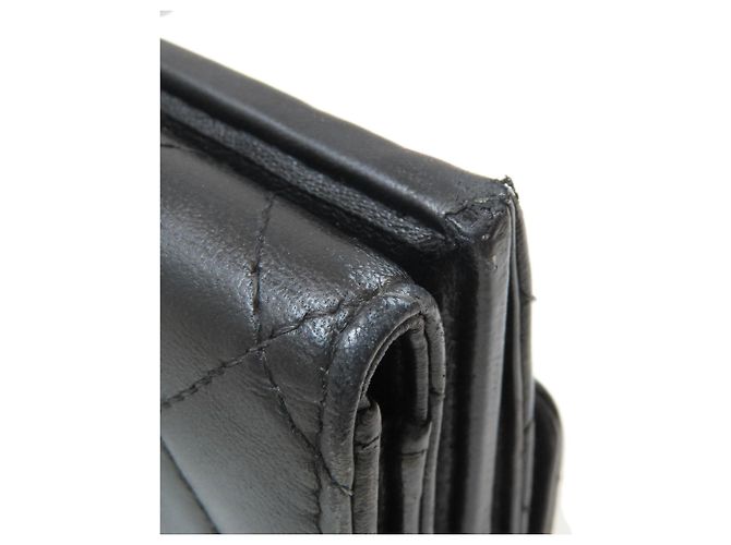 Cartera compacta Chanel Matelassé Negro - vista 19