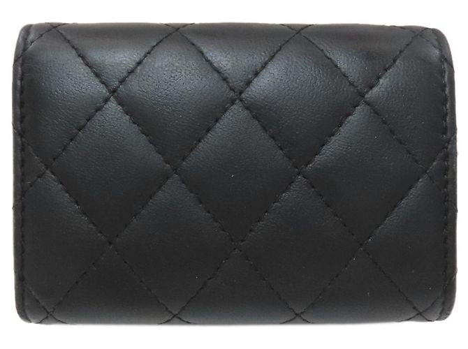Cartera compacta Chanel Matelassé Negro - vista 2