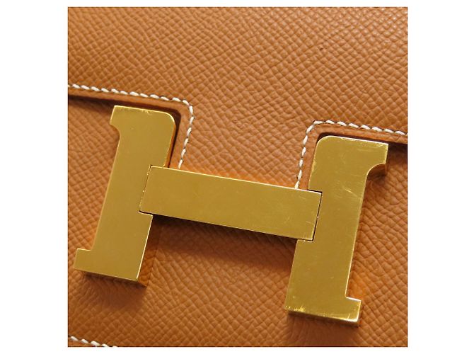 Hermès Borsa a tracolla Hermes Constance Mini 18 D'oro - vista 13