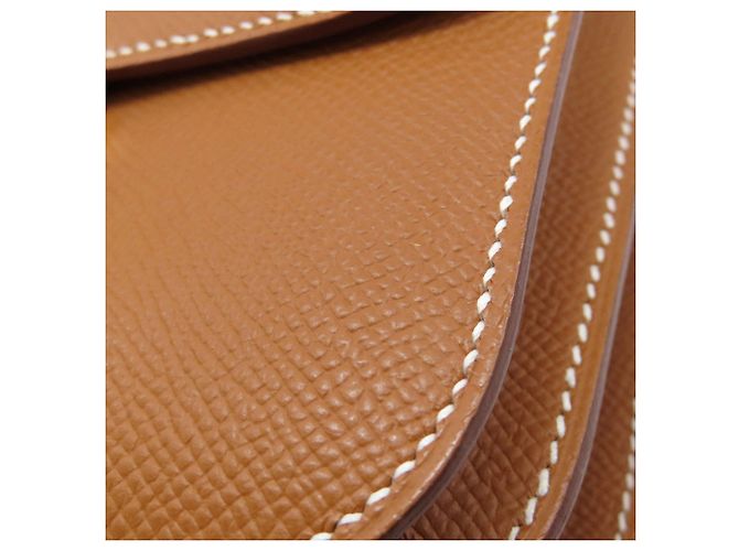 Hermès Borsa a tracolla Hermes Constance Mini 18 D'oro - vista 16