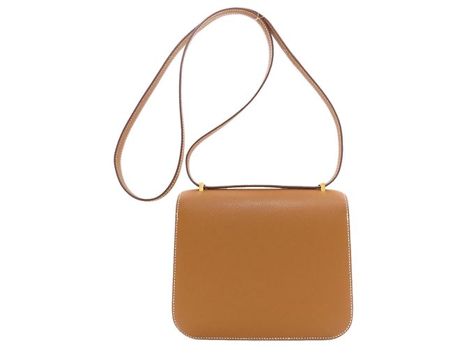 Hermès Borsa a tracolla Hermes Constance Mini 18 D'oro - vista 2