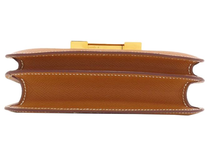 Hermès Borsa a tracolla Hermes Constance Mini 18 D'oro - vista 4