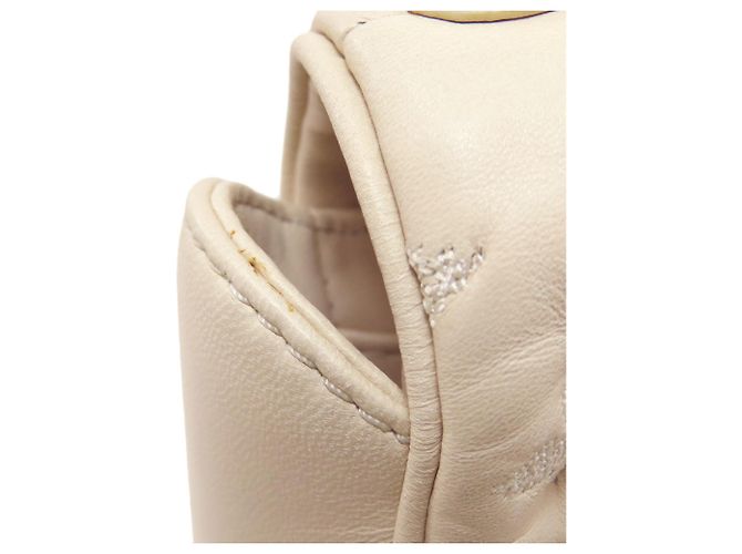 Borsa a tracolla Louis Vuitton Monogram Chain Bianco sporco - vista 15