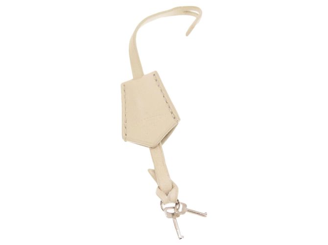 Borsa a tracolla Louis Vuitton Monogram Chain Bianco sporco - vista 9