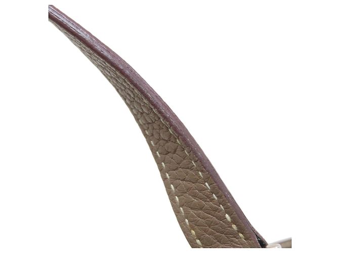Hermès Borsa Hermes Picotin Lock PM in Etoupe Gray Taupe - vista 16