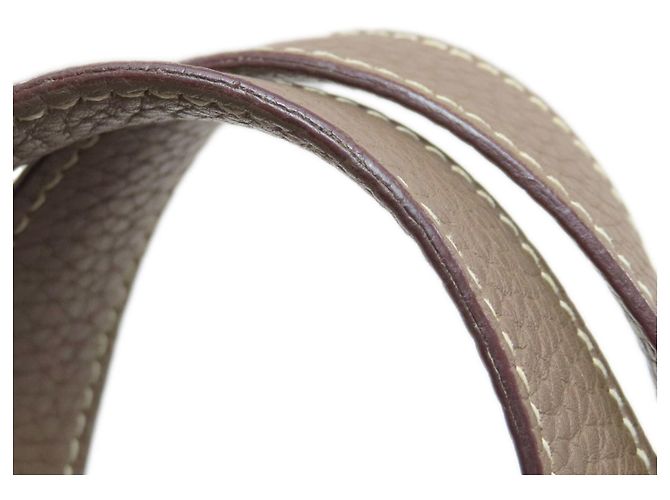 Hermès Borsa Hermes Picotin Lock PM in Etoupe Gray Taupe - vista 17