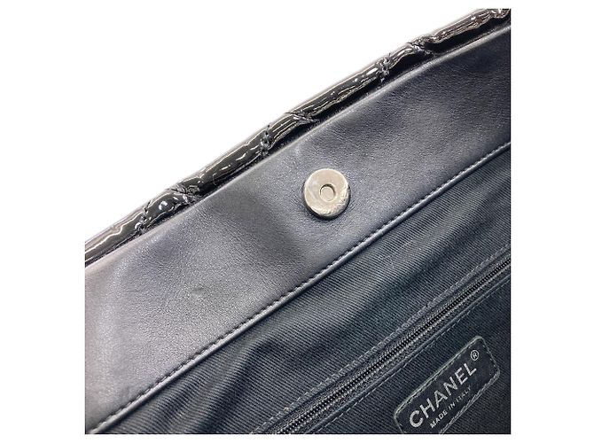 Borsa Tote Chanel Matelassé Coco Mark Chain Nero - vista 10