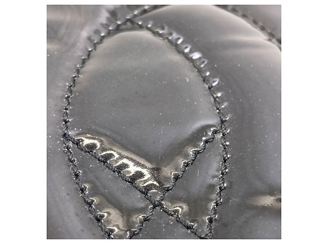 Borsa Tote Chanel Matelassé Coco Mark Chain Nero - vista 12