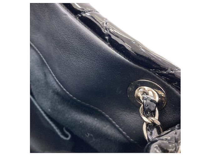 Borsa Tote Chanel Matelassé Coco Mark Chain Nero - vista 9