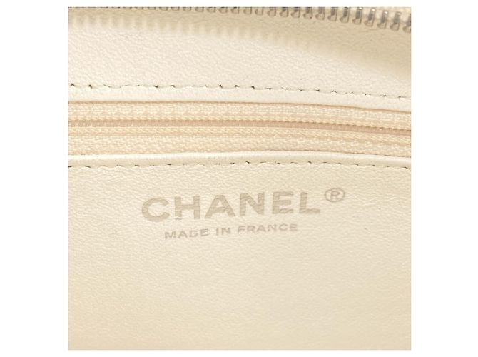 Borsa Shopping Chanel in Tweed Nero Bianco - vista 6