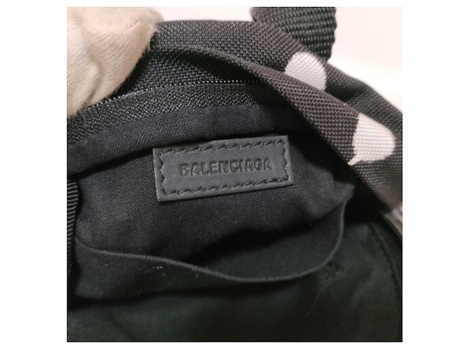 Everyday Borsa a tracolla Balenciaga Explorer Nero Bianco - vista 10