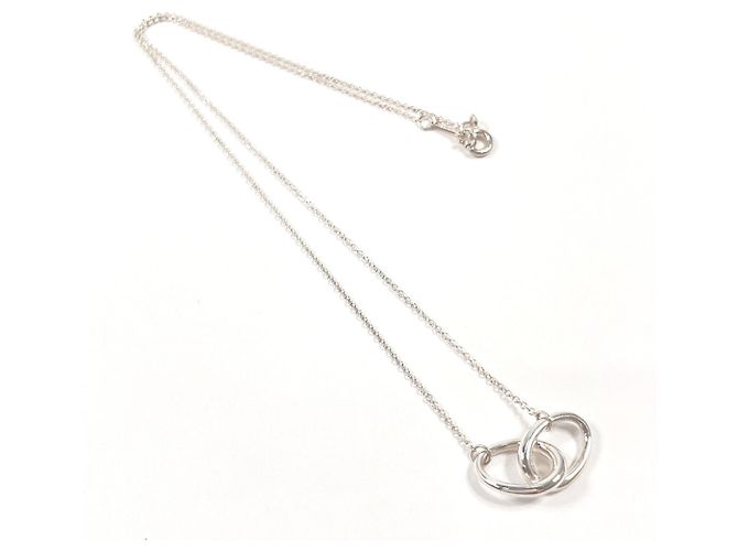 Collana Double Loop Elsa Peretti Tiffany & Co. Argento - vista 3