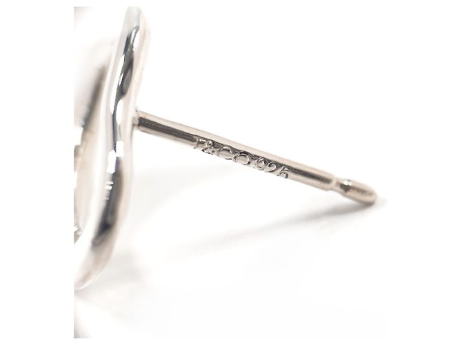 Tiffany & Co Orecchini a lobo Tiffany Open Heart Elsa Peretti Argento - vista 4