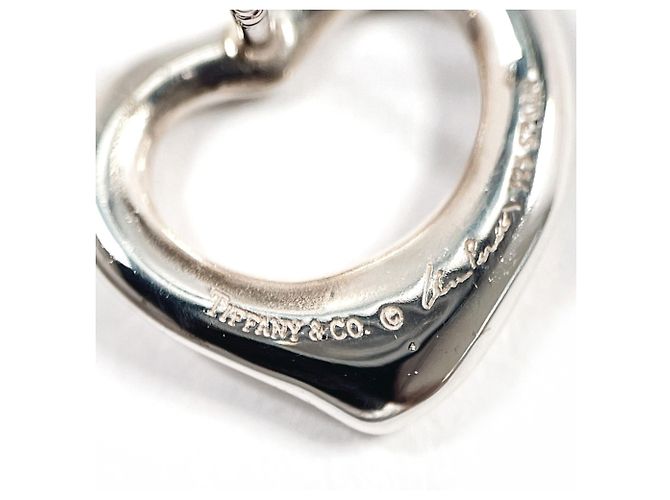 Tiffany & Co Orecchini a lobo Tiffany Open Heart Elsa Peretti Argento - vista 5