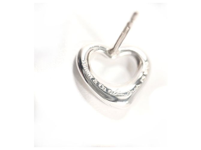Tiffany & Co Tiffany Open Heart Elsa Peretti Earrings Silvery - view 4
