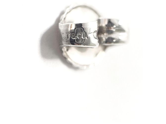 Tiffany & Co Tiffany Open Heart Elsa Peretti Earrings Silvery - view 6