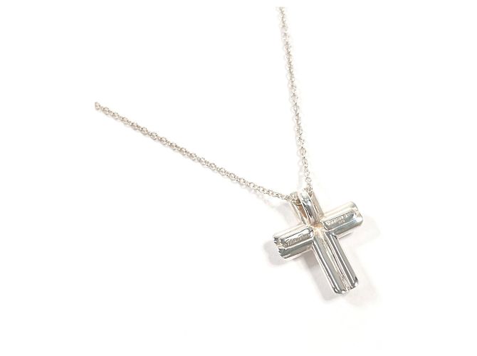 Tiffany & Co Collana Tiffany Tenderness Heart Cross Argento - vista 2