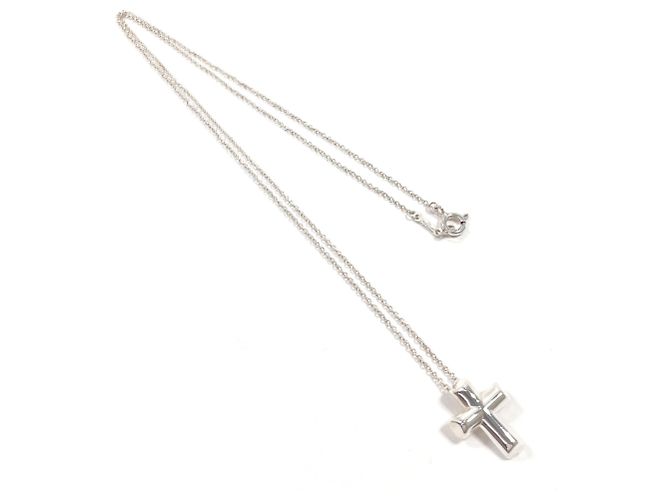 Tiffany & Co Collana Tiffany Tenderness Heart Cross Argento - vista 3