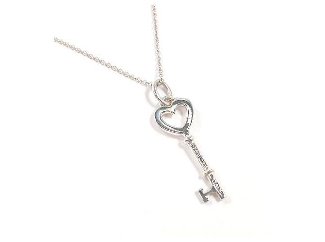 Tiffany & Co Collana Chiave Cuore Tiffany Argento - vista 2