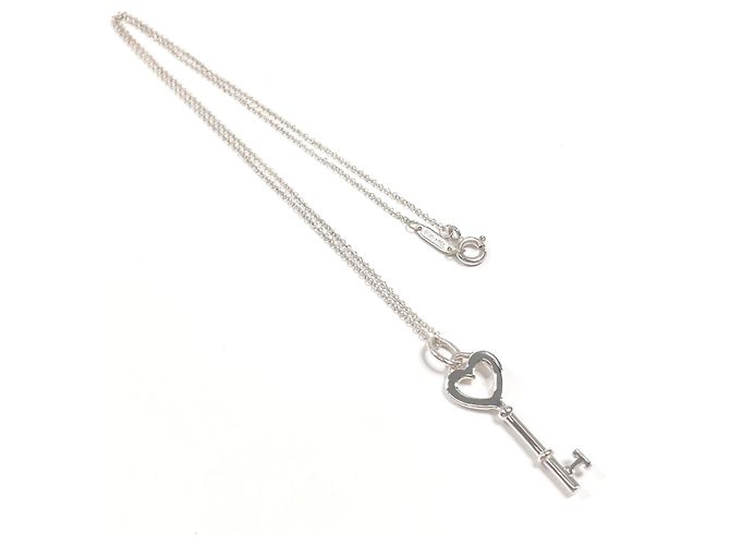 Tiffany & Co Collana Chiave Cuore Tiffany Argento - vista 3