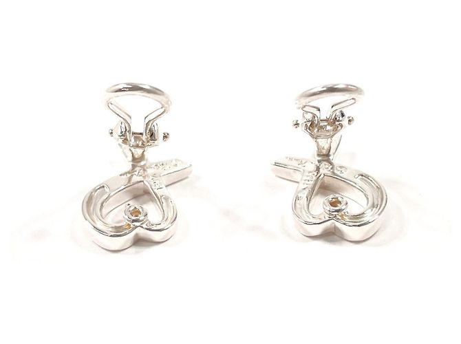 Tiffany & Co Orecchini Tiffany Loving Heart Paloma Picasso Argento - vista 3