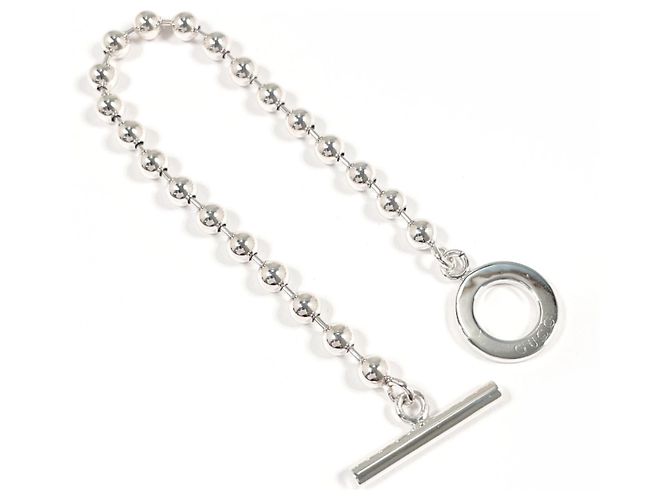 Bracciale a catena a sfere GUCCI Argento - vista 3