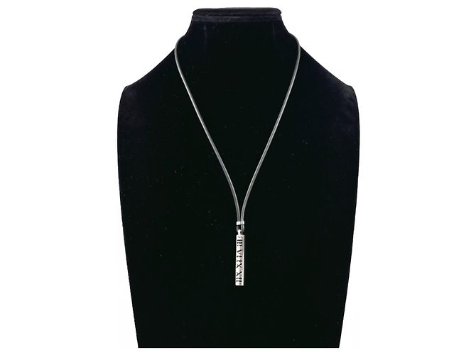 Tiffany & Co Collana Tiffany Atlas Bar Argento - vista 6