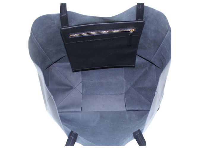 Céline Celine Horizontal Cabas Tote Bag Schwarz - Ansicht 10