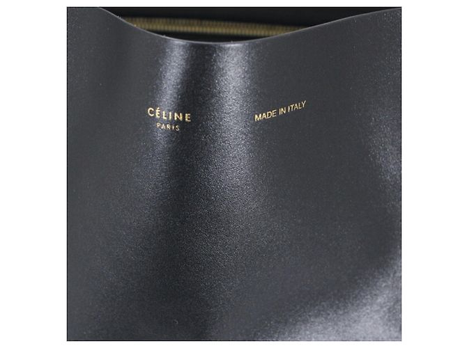 Céline Celine Horizontal Cabas Tote Bag Schwarz - Ansicht 2