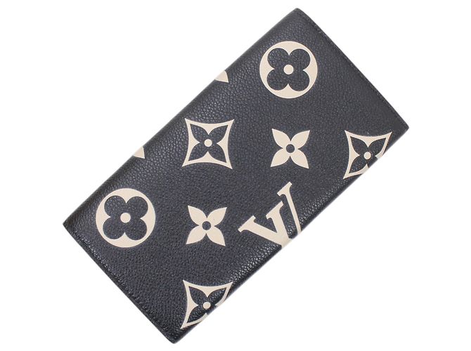 Cartera bi-fold Louis Vuitton Monogram Empreinte Giant Negro Beige Monograma - vista 2