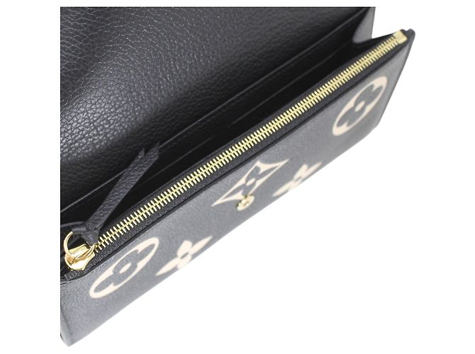 Cartera bi-fold Louis Vuitton Monogram Empreinte Giant Negro Beige Monograma - vista 6