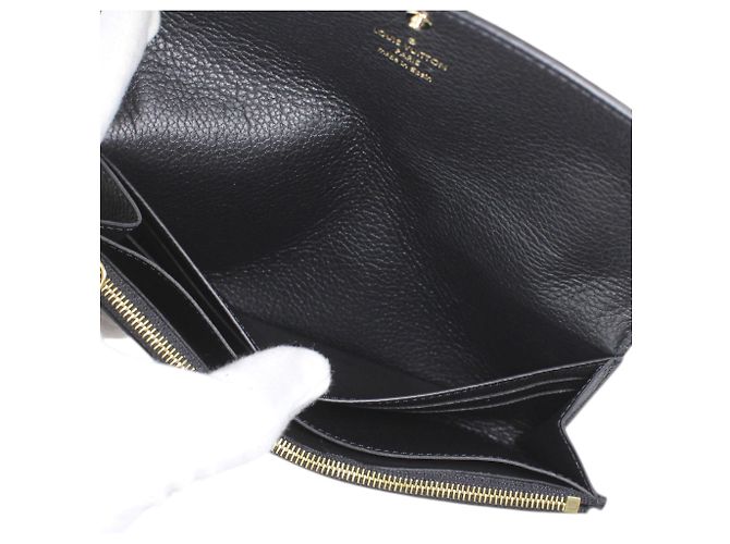 Cartera bi-fold Louis Vuitton Monogram Empreinte Giant Negro Beige Monograma - vista 8
