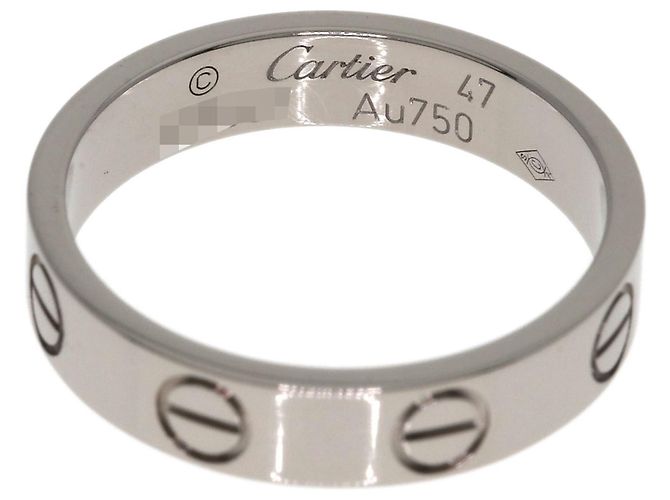 Anillo Mini Love Cartier en oro blanco de 18K - vista 4