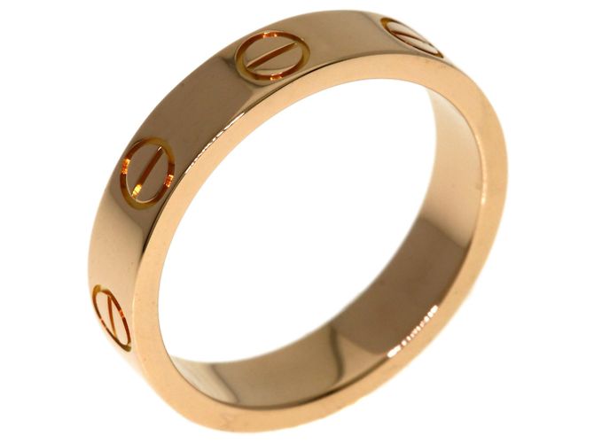 Anello Cartier Mini Love in oro rosa 18K - vista 2