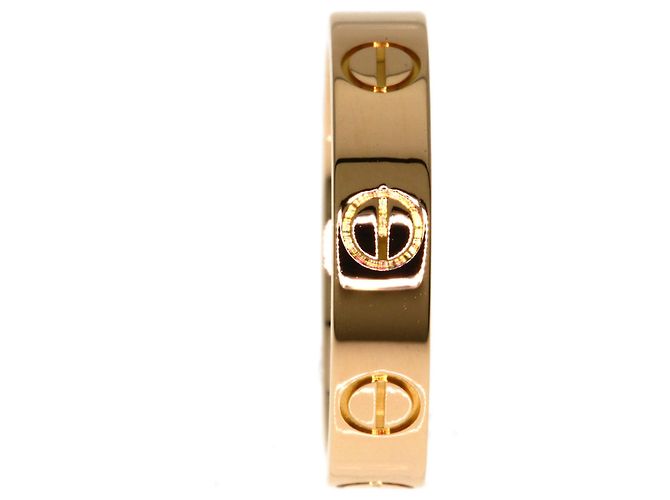 Anello Cartier Mini Love in oro rosa 18K - vista 3