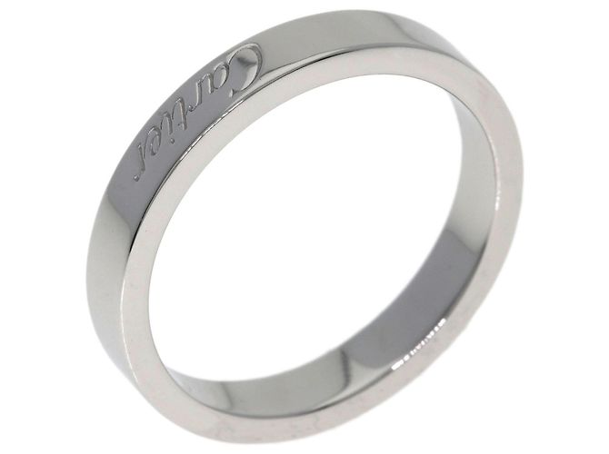 Cartier C de #50 Ring aus Platin - Ansicht 2