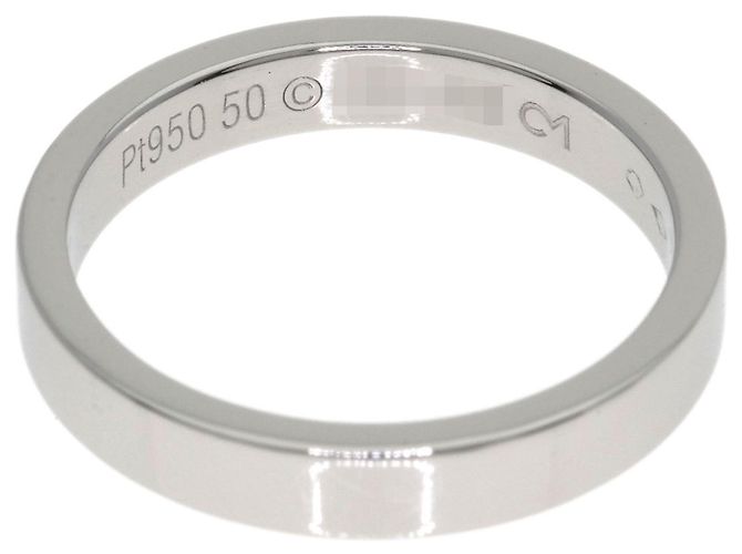 Cartier C de #50 Ring aus Platin - Ansicht 4