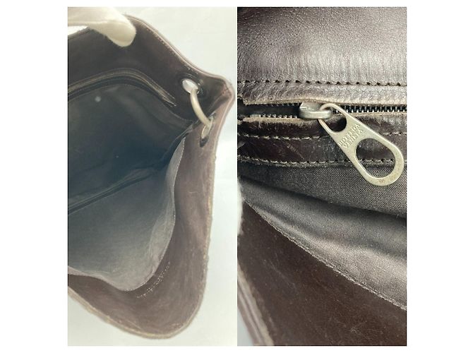 Borsa a tracolla Bottega Veneta Intrecciato D4 Marrone - vista 7
