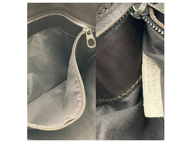 Borsa a tracolla Bottega Veneta Intrecciato D4 Marrone - vista 8