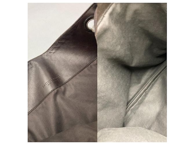 Borsa a tracolla Bottega Veneta Intrecciato D4 Marrone - vista 9